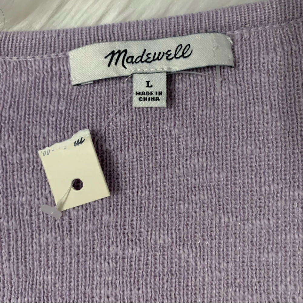 Madewell Lavender Sweater - Picture 3 of 16